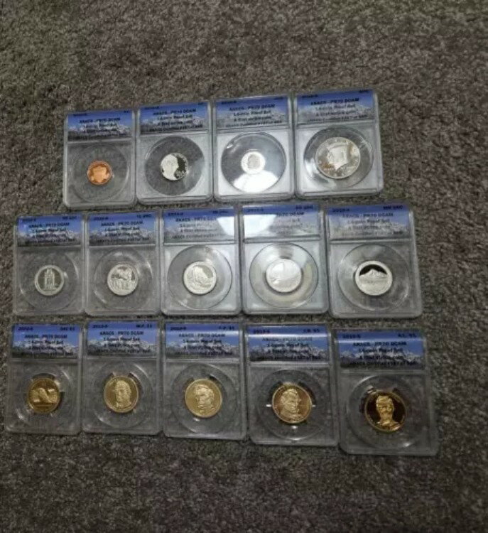 ?? 2010-S プルーフ 14枚セット ANACS PR70