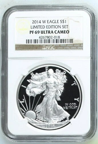 2014 W イーグル（限定版セット）NGC PF 69 ウルトラカメオ NGC-4267802-018