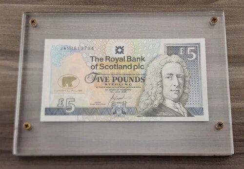 ジャック・ニクラウス スコットランド 5ポンド紙幣 20