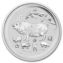 2019年 オーストラリア 1ドル 1オンス 99.99 純銀貨 亥年 BU UNC .999