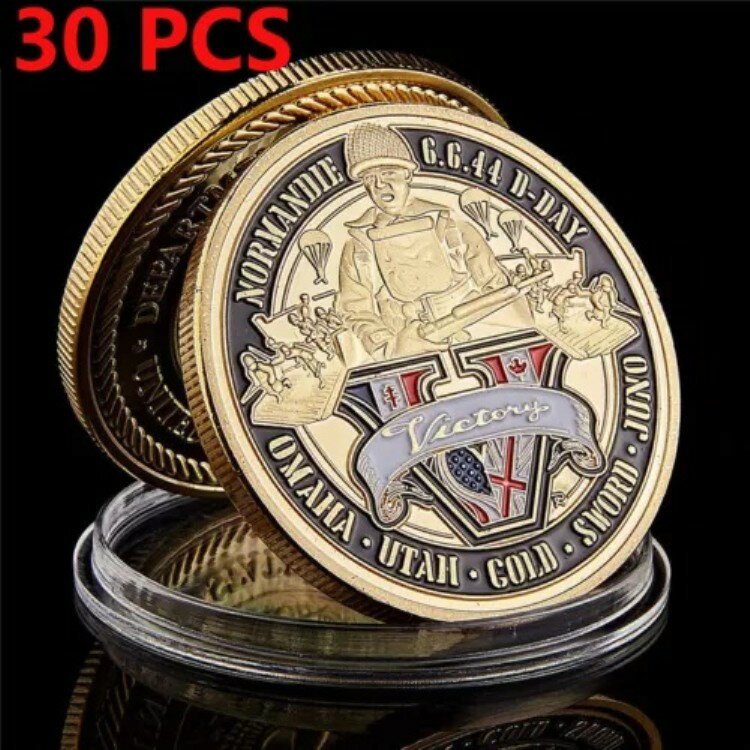 ノルマンディー上陸作戦70周年記念 第二次世界大戦 1944年6月6日 Dデイ記念品 30個