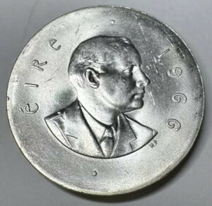 1966年 アイルランド 10シリング(シリング)イースター蜂起 ミント BUシルバー ハイグレード