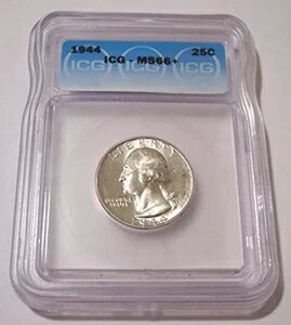 1944年ワシントンクォーター MS66+ ICG(3)