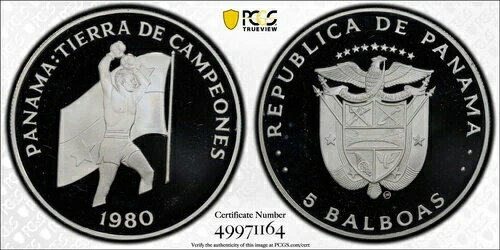 WORLD RESOURCEKINGŹۤ㤨֥ѥʥ 1980 5 Хܥ ܥ PCGS PF67 Dcam KM-63פβǤʤ100,100ߤˤʤޤ