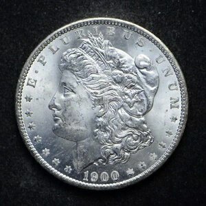 1900-O モルガン銀貨 VAM-15A ダイクラッシュ/ダブルスター BU+ (cn12731)(3)