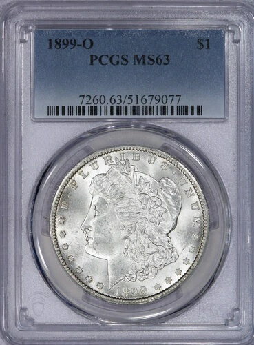 1899-O モルガン銀貨 $1 PCGS MS63(3)