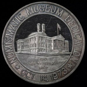 1973年 旧サンフランシスコ造幣局貨幣博物館 カリフォルニア CSNA シルバーメダル 41mm