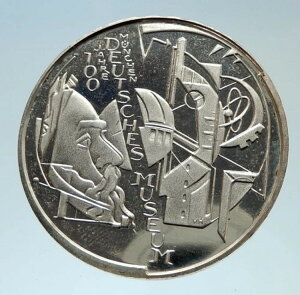 2003年 ドイツ ミュンヘン 航空宇宙技術博物館 純正プルーフ銀貨 10EU i75335