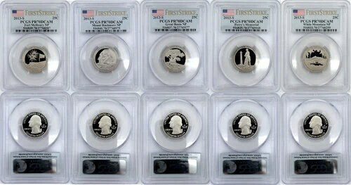 2013年「S」5 CLADファーストストライク PCGS 70 DCAM 国立公園クォーターセット