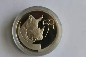 2003年南アフリカ50セントシルバープルーフコインXL