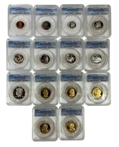 ?? 2008-S シルバー プルーフ 14枚セッ