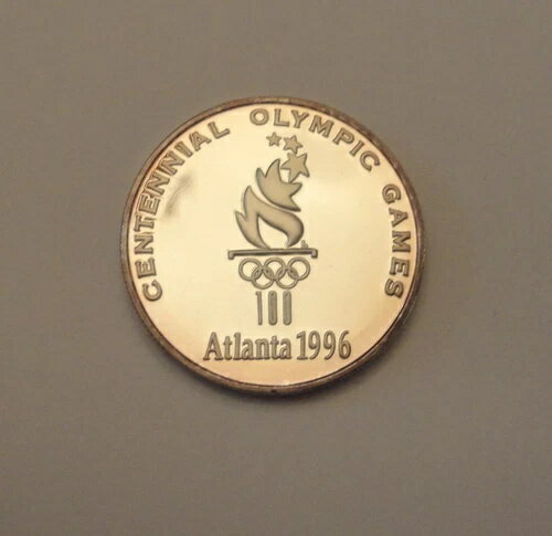 1996年アトランタオリンピック - 希少 - 999枚のシルバープルーフメダル - 1000枚製造 -