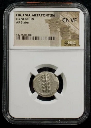 ルカニアのメタポントゥム市出土の