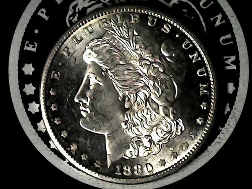 楽天WORLD RESOURCE【KING店】1880年代モーガン！見事な輝き！巨大な宝石、超希少な日付入りリキッドミラー！AL18