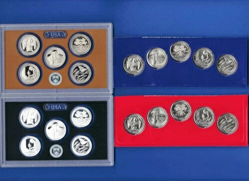 2020 PDSS BU/未流通クラッド＆シルバープルーフクォーターセット - PD from Mint Sets(3)