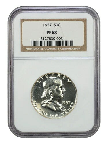 1957年 50セント NGC PR68 - フランクリン ハーフダラー(3)