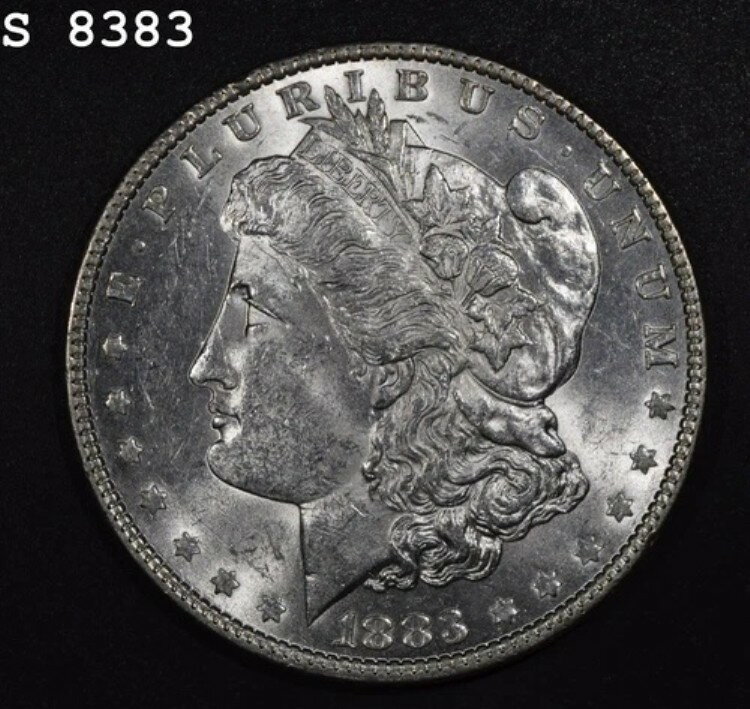 1883年 モルガン銀貨「VCH BU」*1点目以降は送料無料*