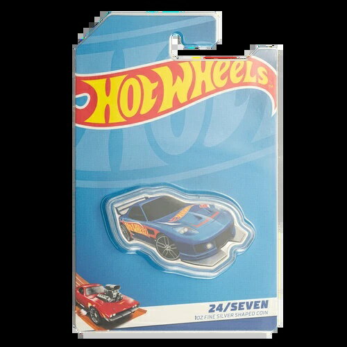 2025年 ソロモン諸島 ホットウィール 24/セブン 1オンス シルバーカラーコイン