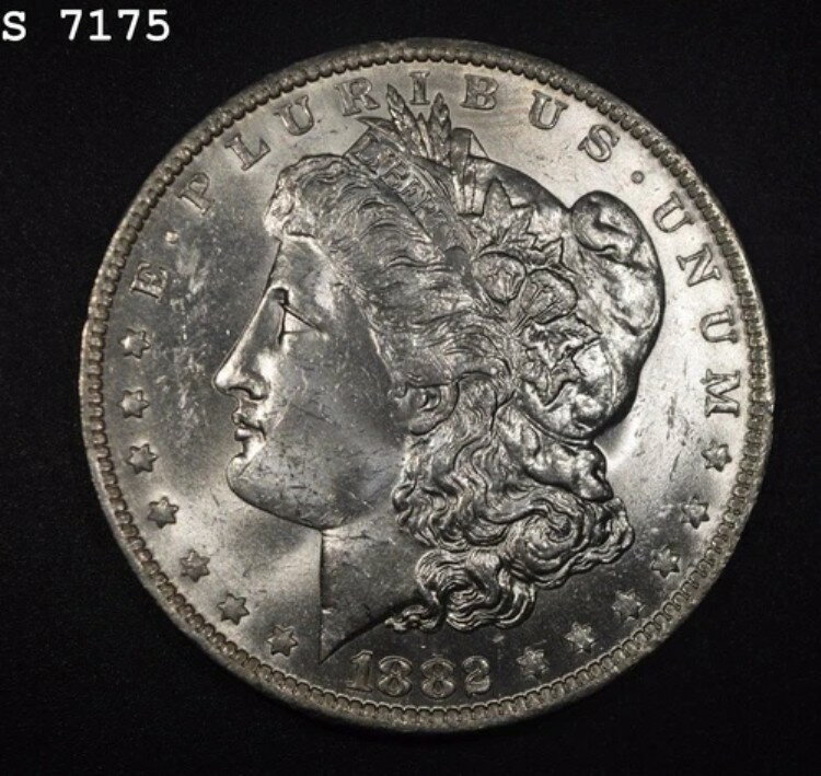 1882-O モルガン銀貨「VCH BU」*1点目以降は送料無料*