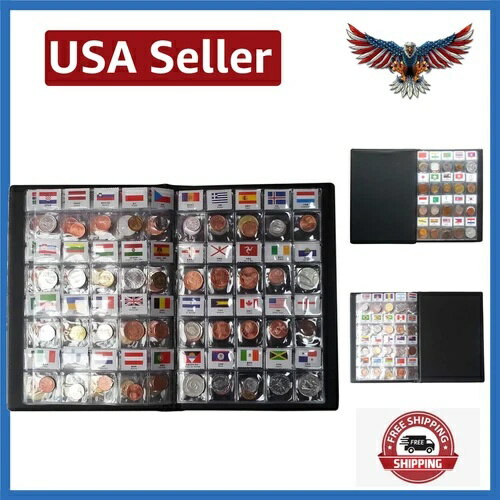 コインコレクション スターターキット 120 か国のコイン /100% 本物 /世界のコイン付き...