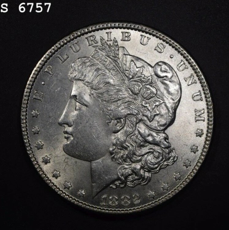 1882年 モルガン銀貨「VCH BU」*1点目以降は送料無料*