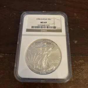 1996年 シルバーイーグルス NGC MS-69