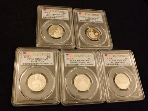 2025-S 25 C 5枚入りクォーターコイン