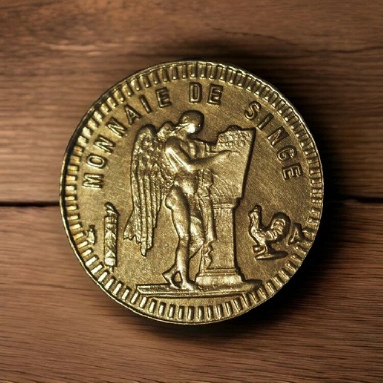 フランス、フランスの売春宿トークン - Monnaie de Singe、Aux Glaces、25 Rue、非流通