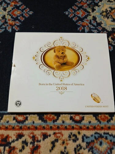 2018年 アメリカ生まれ 誕生年 プルーフコインセット 5枚セット オリジナル米国造幣局 OGP & COA(3)