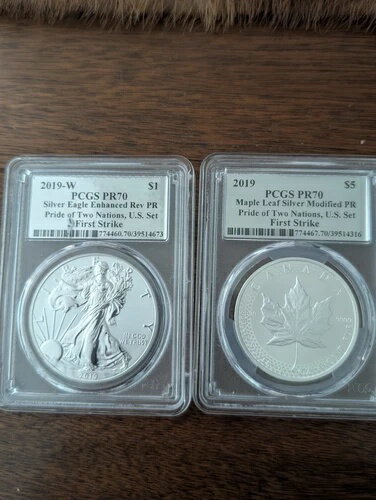 PCGS PR70 2019 W シルバー イーグル/メ