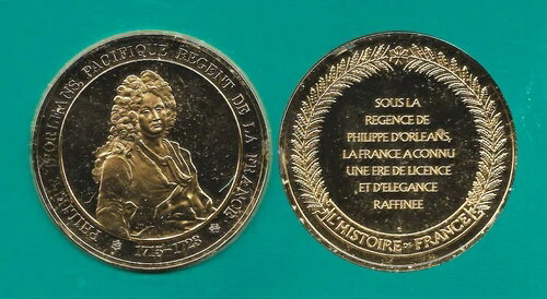 フィリップ・ドルレアン フランスの歴史 24K金メッキ シルバー プルーフ 39/40g(3)