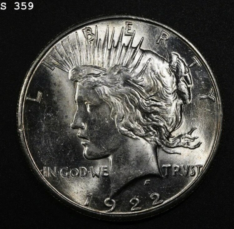 1922-S 平和ドル「VCH BU」*1点目以降は送料無料*
