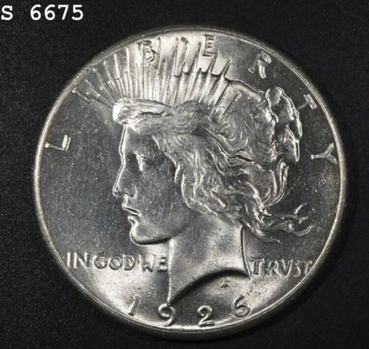 1926年ピースダラー「VCH BU」*1点目以降送料無料*