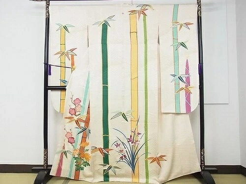 平和屋本店 希少振袖 染めと刺繍 大宵 東京友禅駒紗