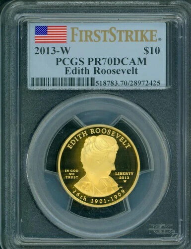 2013-W 10ドル金貨 エディス・ルーズ