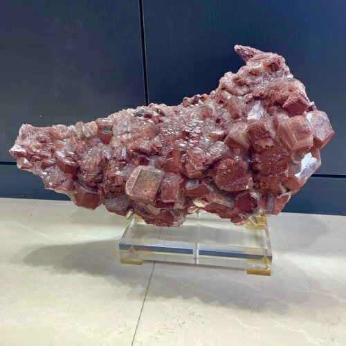 18.39LB 希少天然チョコレート方解石結晶鉱物標本クォーツレイキ