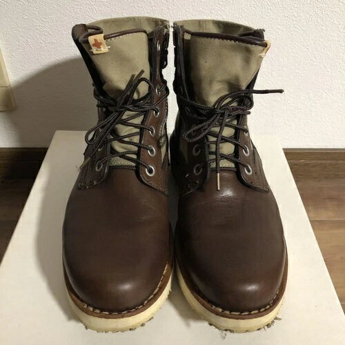 メンズ 9.0US ヴィズビム 7ホール 73-フォーク ドクターブラウン M9 JPN 限定版 レアモデル VHTF