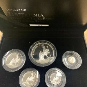 2013年 英国ブリタニア 5枚組 シルバ