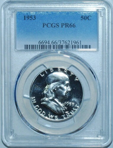 1953年 PCGS PR66 プルーフ ストライク 