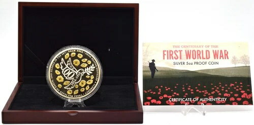 シルバー プルーフ 5オンス コイン 2007年 フォークランド紛争解放25周年記念 BOX+ COA