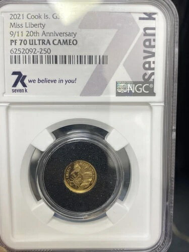 2021年の料理は。g$5 9/11 20周年記念 ミス・リバティ pf70