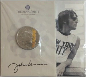 #RM# 5ポンド記念 イギリス 2025 - ジョン・レノン（カラー版）