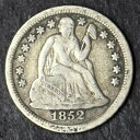 1852-P 着席リバティ銀貨 - コインジャンクション -