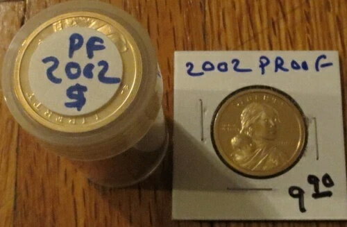 2002年 Sプルーフ サカガウィア ドル ロール 20枚 コイン ネイティブアメリカン ドル サンフランシスコ
