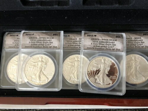 2011年 5枚セット シルバーイーグル M