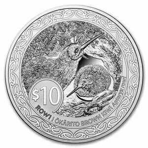 2025年ニュージーランド 5オンス シルバー プルーフ ロウィ キウイ（箱・品質証明書付き）