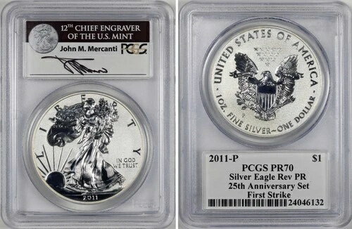 2011年 P リバースプルーフ シルバー