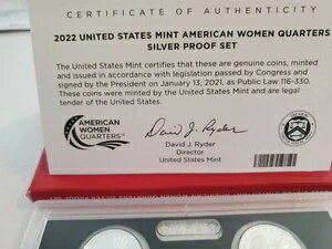 アメリカン・ウィメンズ・クォーターズ 2022-23-24 S シルバーセット 少量発行 シルバープルーフ 15枚 OGP