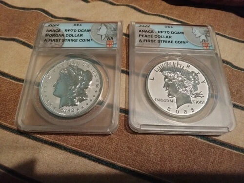 2022年 ANACS プルーフ 70 DCAM モルガン