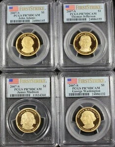 2007年大統領ドルセット PCGS PR70DCAM �